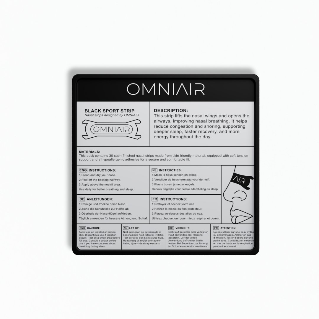 Nasal Strips - Sport | Black