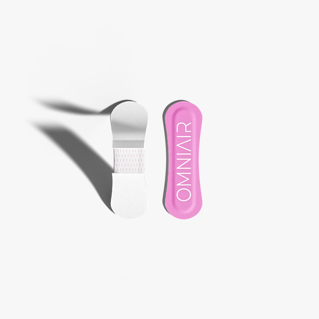 OMNIAIR Daily Nasal Strip Pink – 38% more airflow for everyday use
