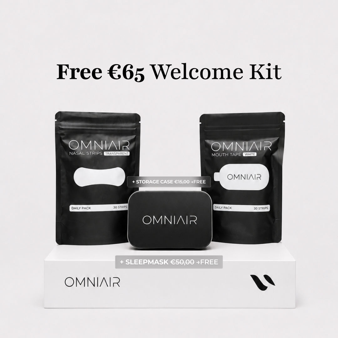 OMNIAIR Daily Breathing Bundle | Nasal Strips + Mouth Tape