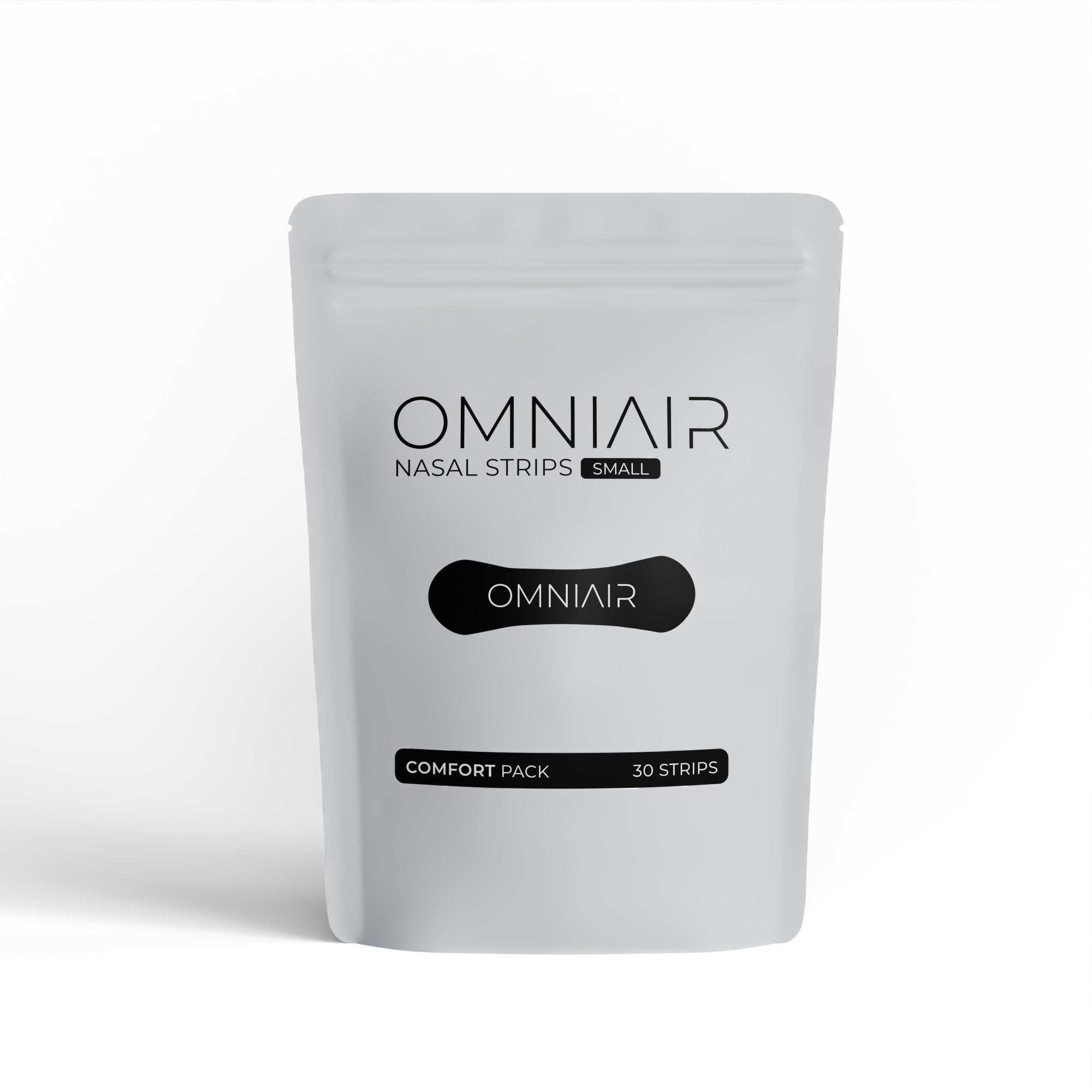 Small Black Satin Nasal strips