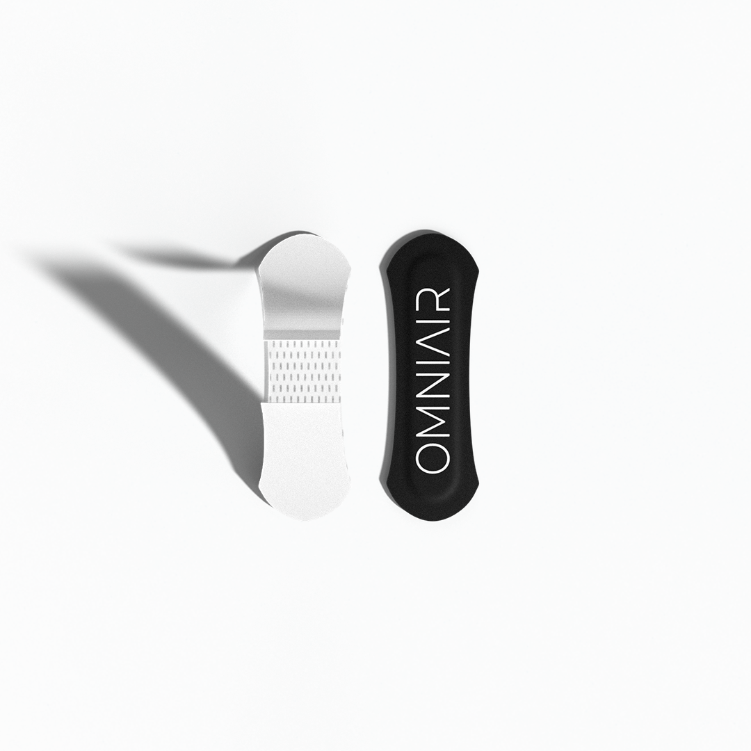 Zwart Satijnen Neusstrip